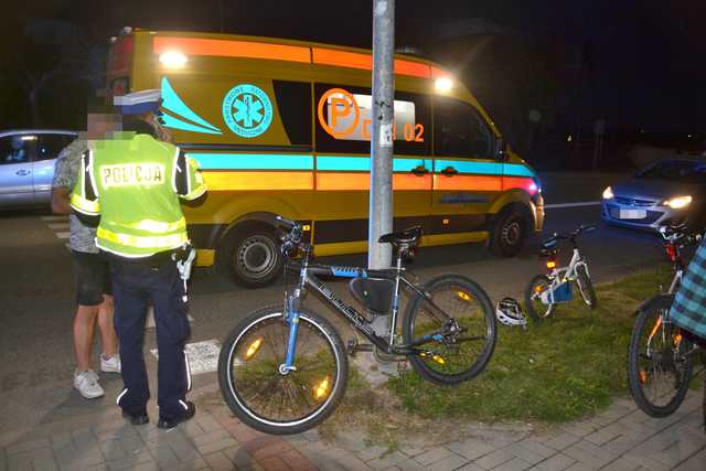 Potrącenie dziecka na rowerze w Bielawie