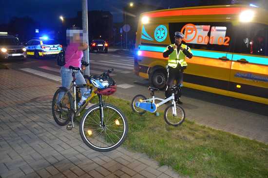 Potrącenie dziecka na rowerze w Bielawie