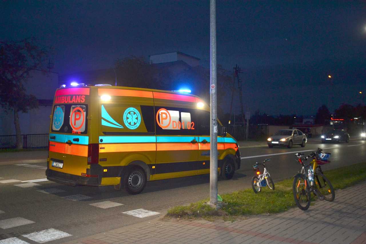 Potrącenie dziecka na rowerze w Bielawie