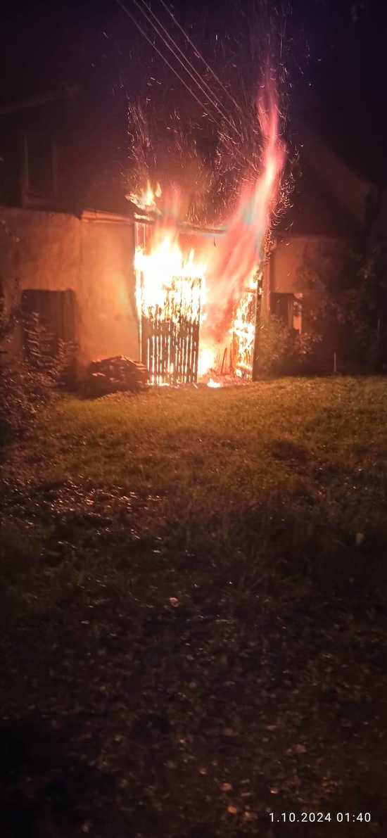 pożar