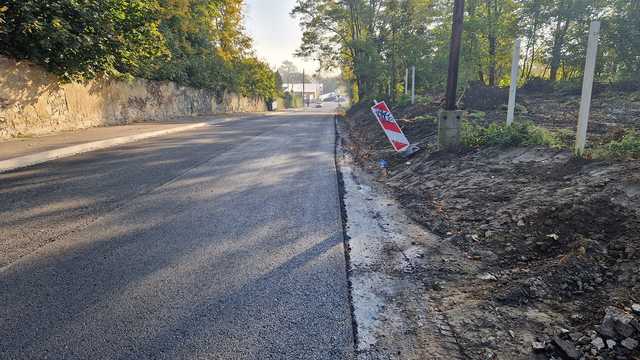 Łagiewniki. Trwają prace na ulicy Łowieckiej w Łagiewnikach