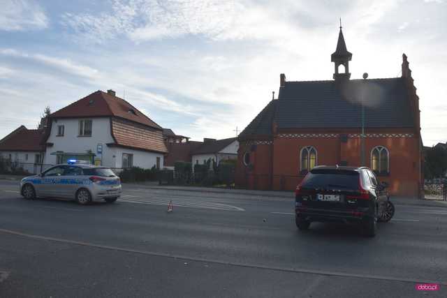 Zderzenie volvo z oplem