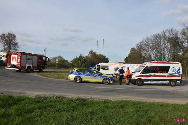 Zderzenie busów na ósemce