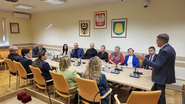 Spotkanie wójta Łagiewnik z sołtysami