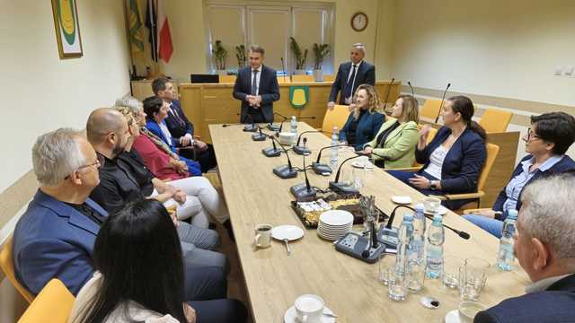 Spotkanie wójta Łagiewnik z sołtysami