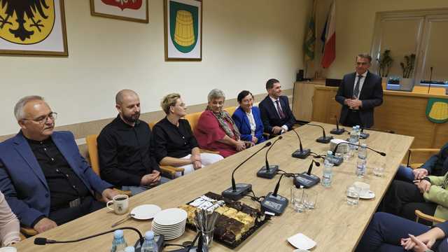Spotkanie wójta Łagiewnik z sołtysami