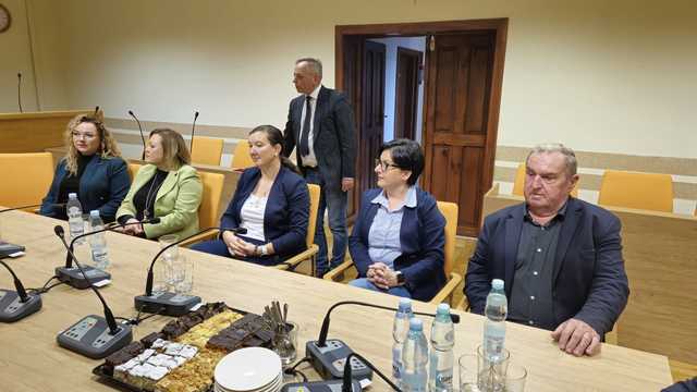 Spotkanie wójta Łagiewnik z sołtysami