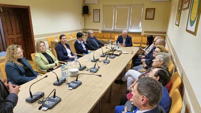Spotkanie wójta Łagiewnik z sołtysami