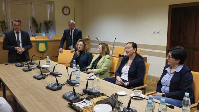 Spotkanie wójta Łagiewnik z sołtysami