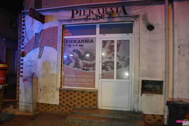 Pożar piekarni w Bielawie