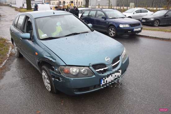 Zderzenie nissana i volkswagena w Piławie Dolnej