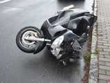 Wypadek motocyklisty w Pieszycach