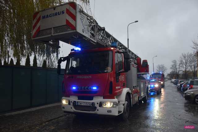 Pożar na os. Włókniarzy w Bielawie