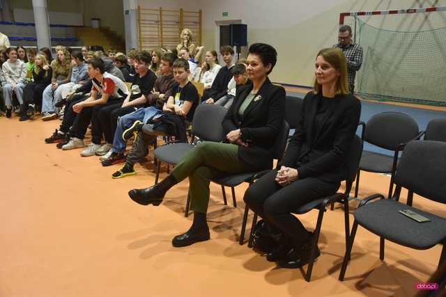 Renata Mauer odwiedziła SP nr 1 w Pieszycach
