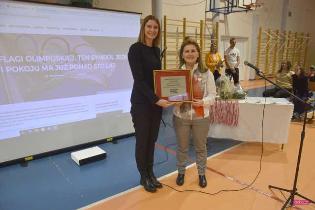 Renata Mauer odwiedziła SP nr 1 w Pieszycach