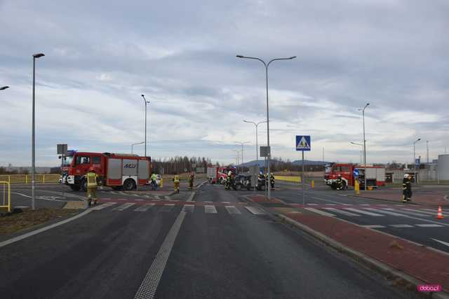 Zderzenie dacii i forda na obwodnicy Dzierżoniowa