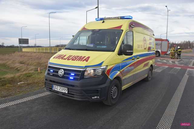 Zderzenie dacii i forda na obwodnicy Dzierżoniowa