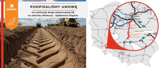 Kolejna umowa na realizację drogi ekspresowej S8