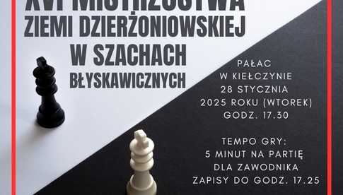 XVI Mistrzostwa Ziemi Dzierżoniowskiej w Szachach Błyskawicznych