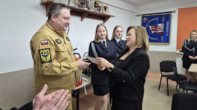 Zebranie sprawozdawcze w OSP Jaźwina