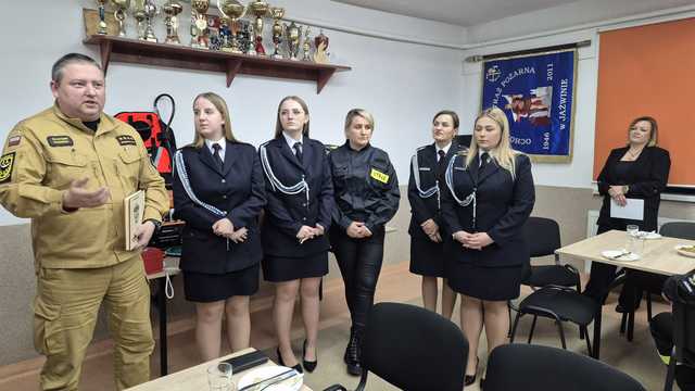 Zebranie sprawozdawcze w OSP Jaźwina