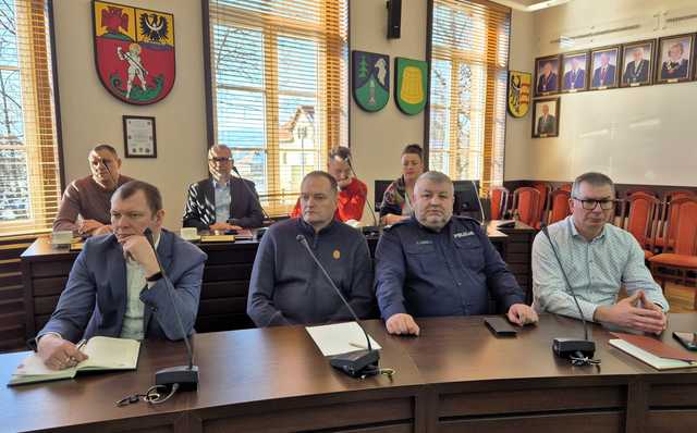 Posiedzenie Powiatowego Zespołu Zarządzania Kryzysowego