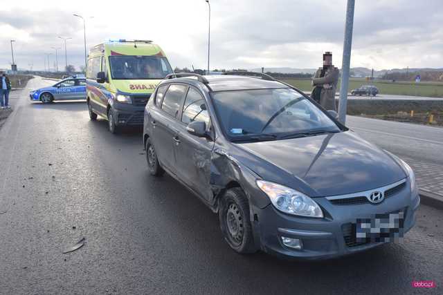 Wypadek na obwodnicy Dzierżoniowa