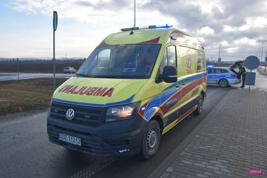 Wypadek na obwodnicy Dzierżoniowa