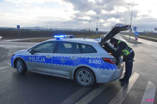 Wypadek na obwodnicy Dzierżoniowa