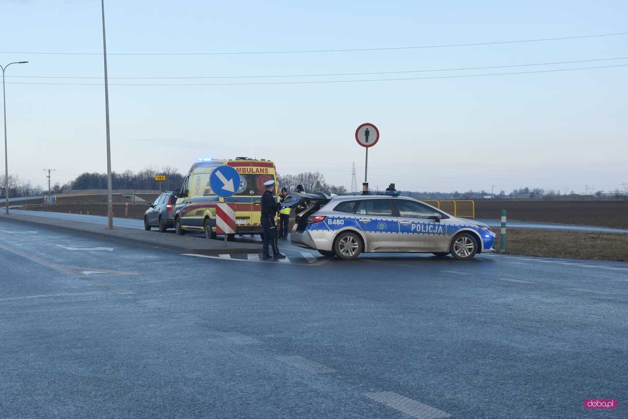 Wypadek na obwodnicy Dzierżoniowa