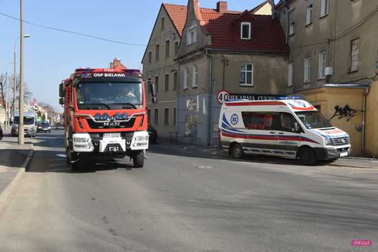 Straż pożarna wezwana do wybuchu gazu w Bielawie