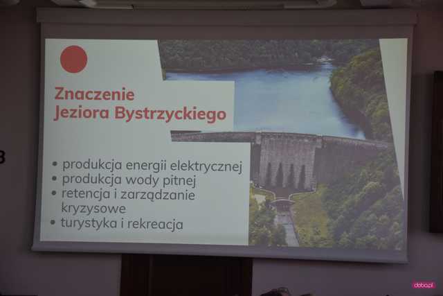 Jezioro Bystrzyckie i zapora wodna Lubachów