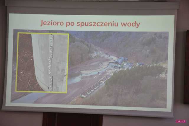Jezioro Bystrzyckie i zapora wodna Lubachów