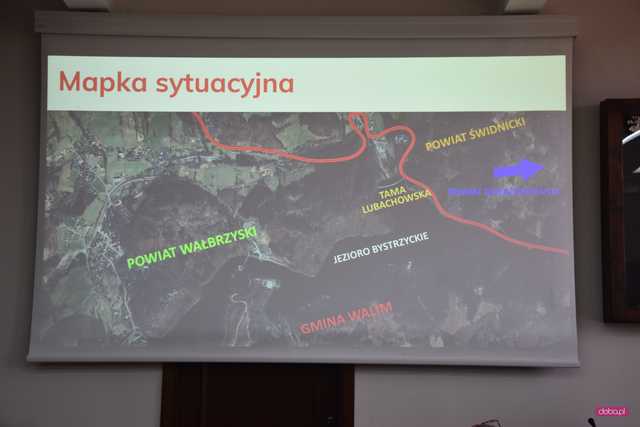 Jezioro Bystrzyckie i zapora wodna Lubachów