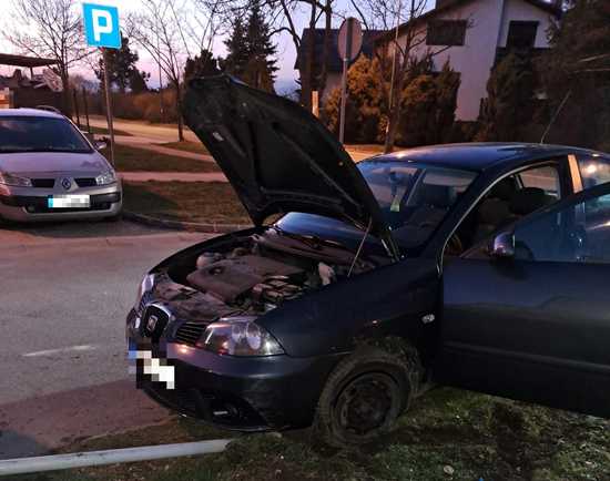 Nietrzeźwy kierowca z narkotykami doprowadził do kolizji