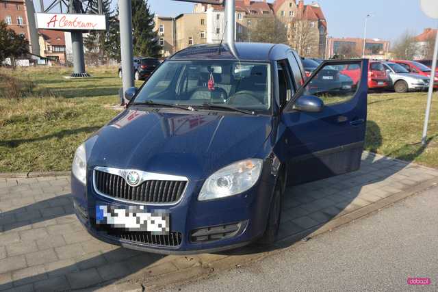 Zderzenie dwóch pojazdów na Diorowskiej w Dzierżoniowie 