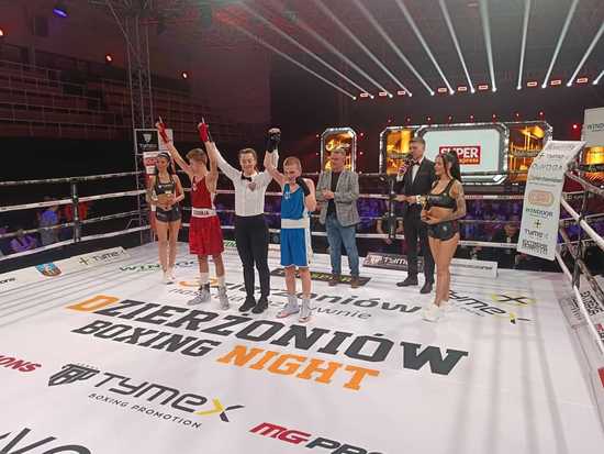 Boks Ciszewski na gali Tymex Boxing Promotion