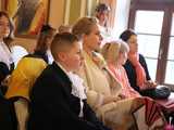 Koncert pamięci Bacha uczniów Szkoły Fortepanu d-moll w pałacu Gladishof w Piławie Górnej