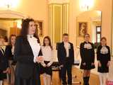 Koncert pamięci Bacha uczniów Szkoły Fortepanu d-moll w pałacu Gladishof w Piławie Górnej