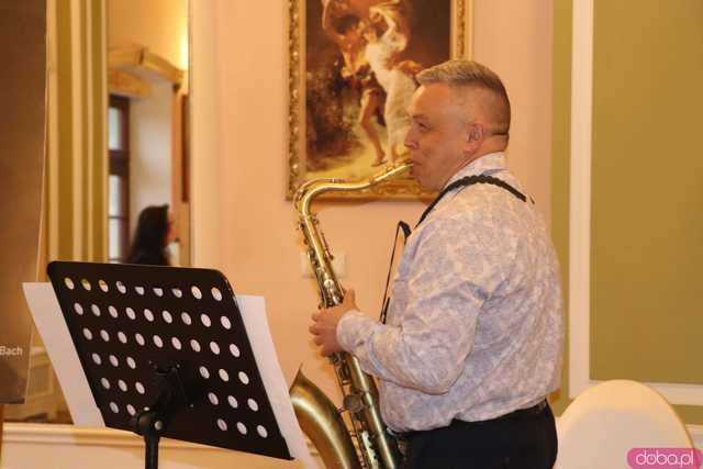 Koncert pamięci Bacha uczniów Szkoły Fortepanu d-moll w pałacu Gladishof w Piławie Górnej