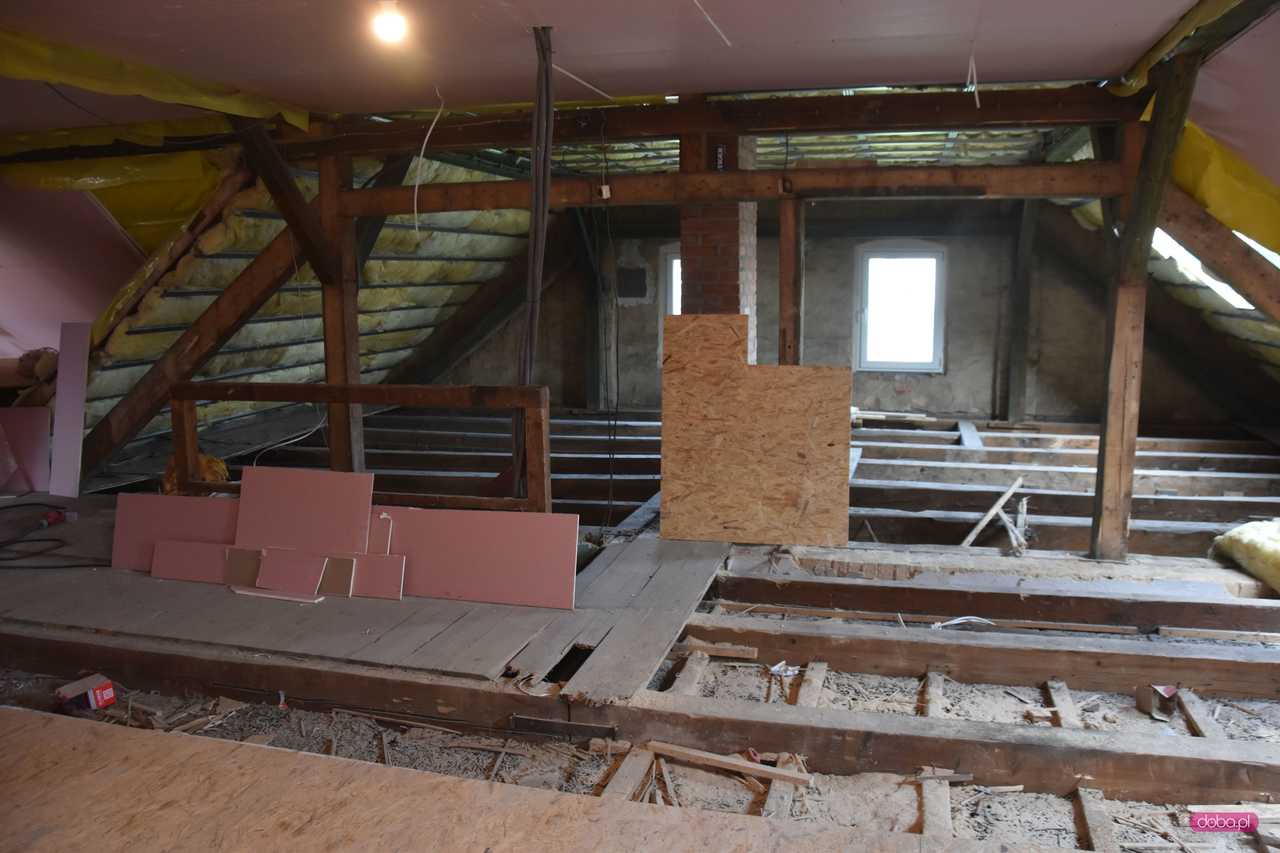 Remont remizy w Piławie Górnej
