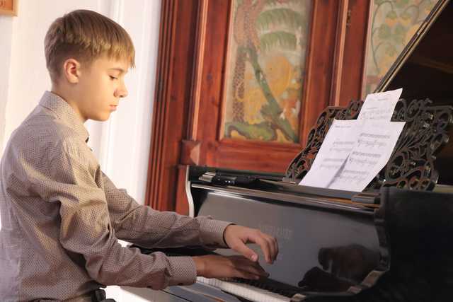 Koncert wiosenny uczniów Szkoły Fortepianu d-moll w synagodze Rutika
