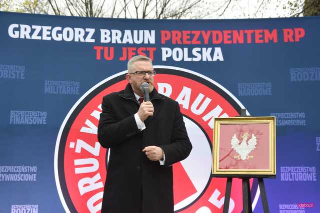 Grzegorz Braun w Dzierżoniowie