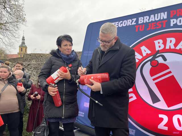 Grzegorz Braun w Dzierżoniowie