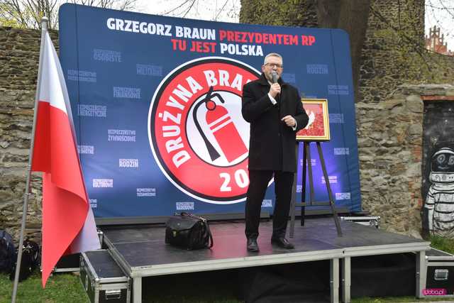 Grzegorz Braun w Dzierżoniowie