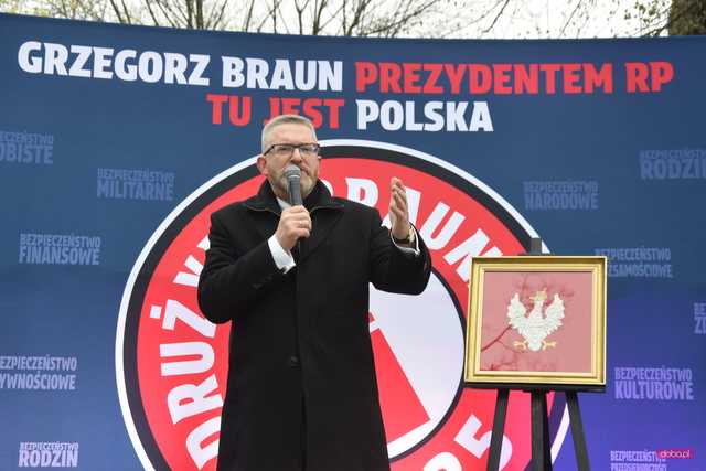 Grzegorz Braun w Dzierżoniowie