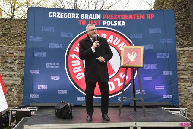 Grzegorz Braun w Dzierżoniowie