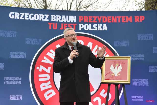 Grzegorz Braun w Dzierżoniowie