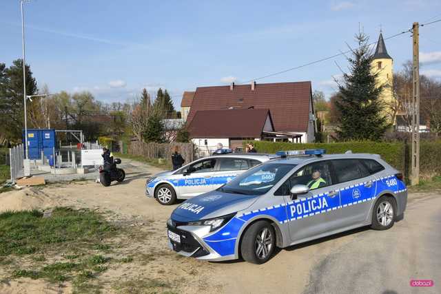 Nowizna. Pijany motocyklista wypadł z drogi