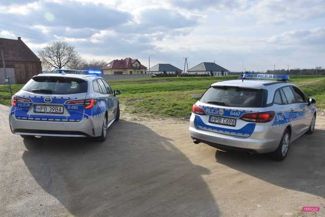 Nowizna. Pijany motocyklista wypadł z drogi